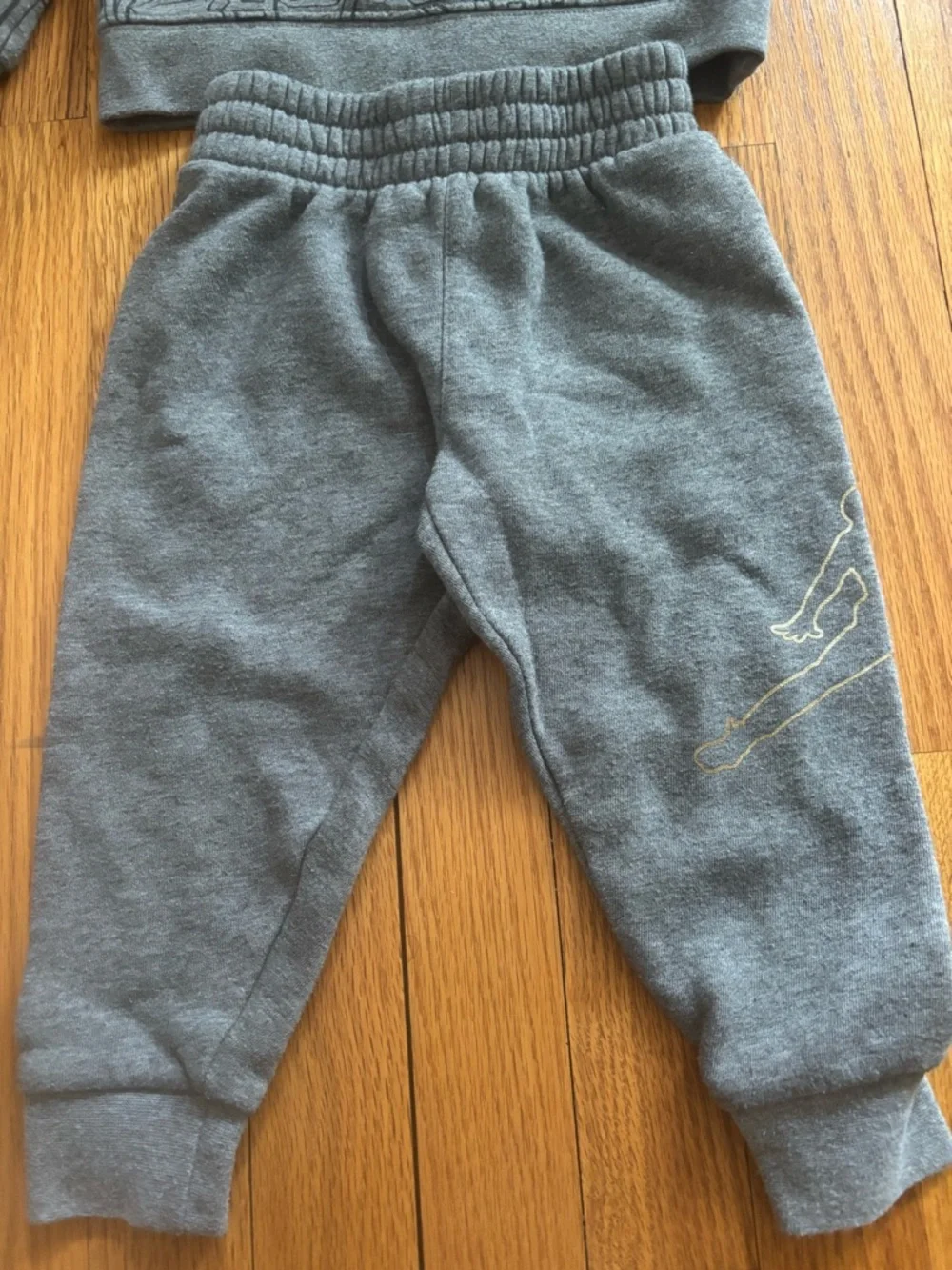 Nike Air Jordan Take Flight Gray Sweatpants & Sweatshirt Set, 2T - Picture 3 of 8